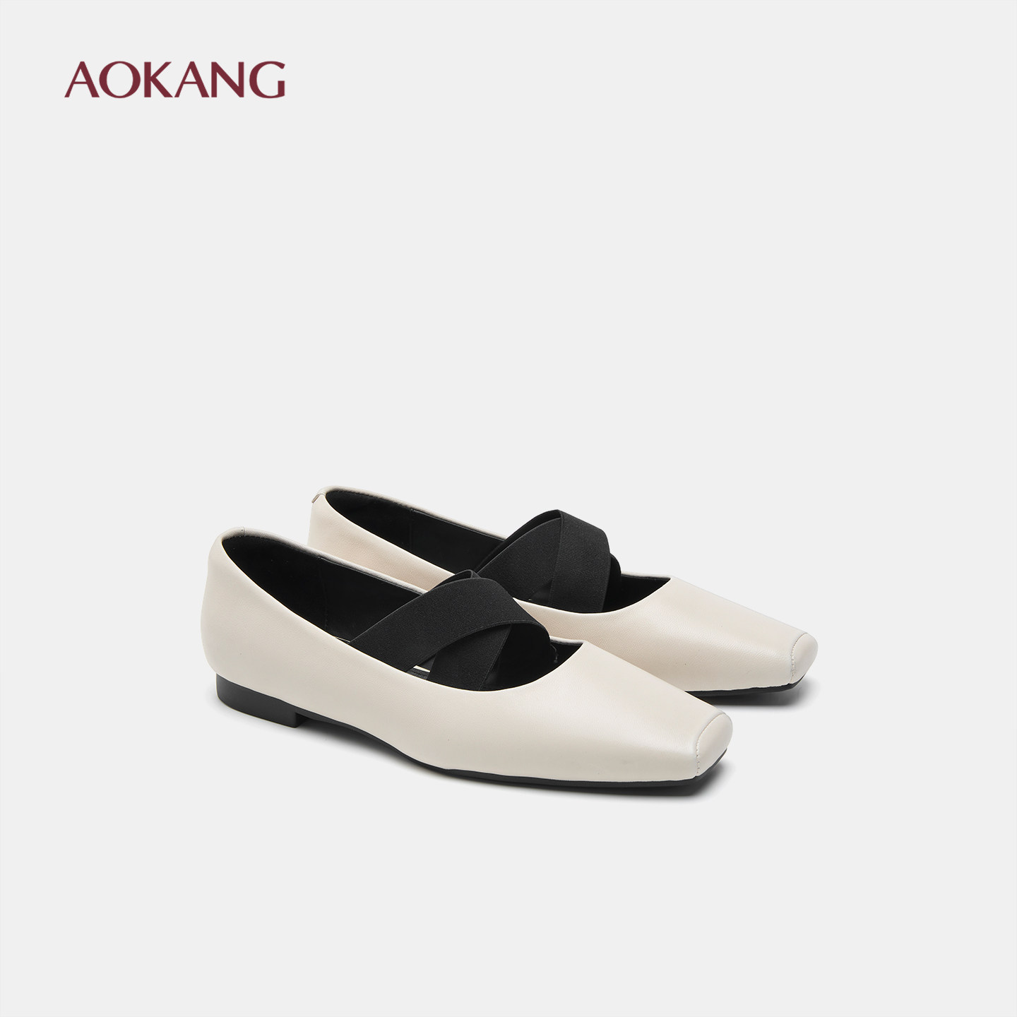 奥康女鞋2025秋季新款法式晚风单鞋复古低跟芭蕾舞鞋通勤玛丽珍鞋,女鞋,浅口单鞋,淘宝优惠券,粉丝福利购,淘宝优惠卷