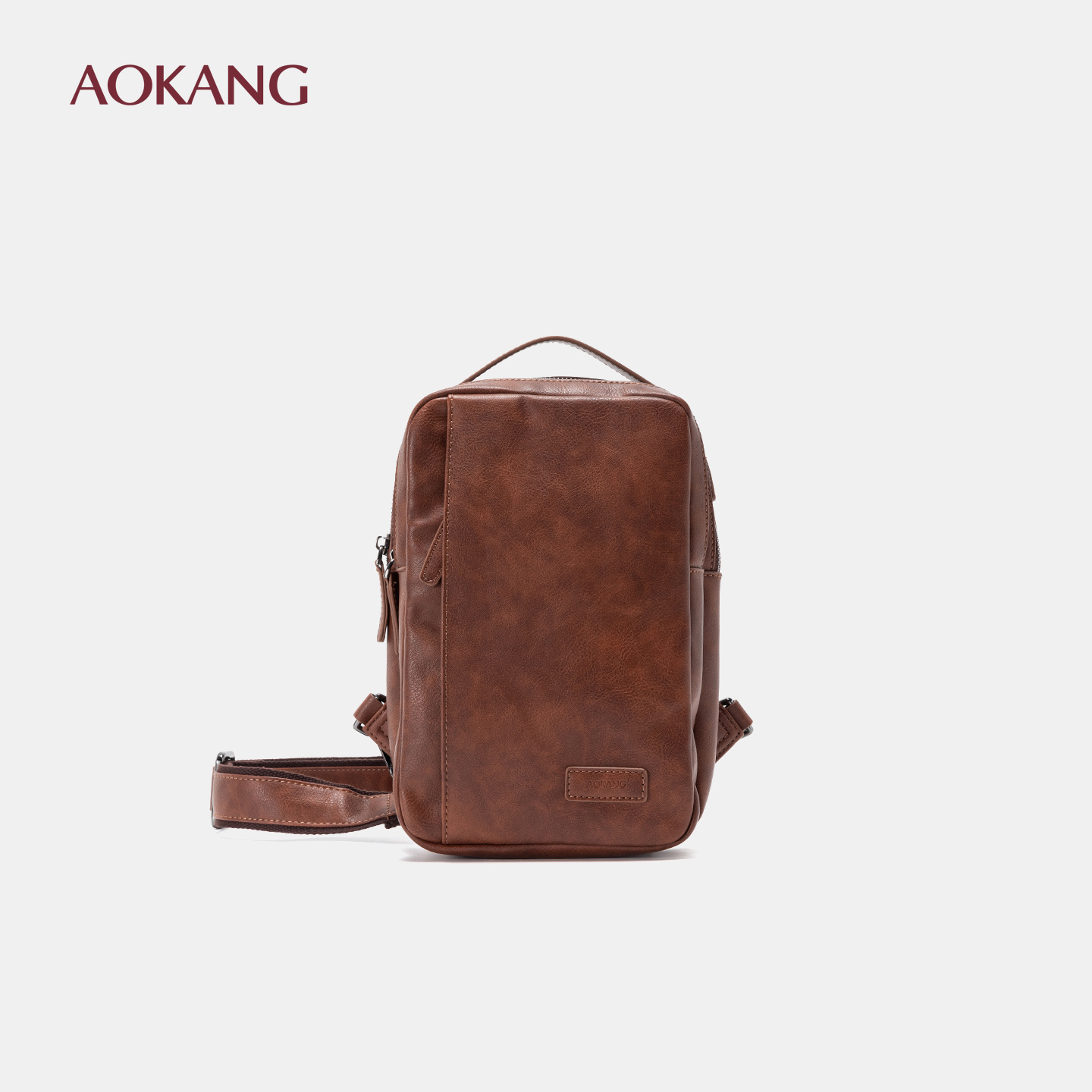 奥康男士新款潮牌旅行胸包