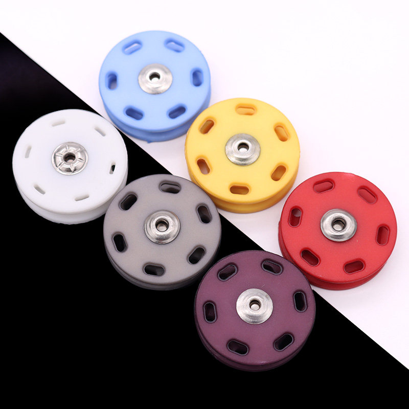 尼龙金属暗扣子母扣大衣风衣外套羽绒服隐形纽扣按扣摁扣钮扣扣子