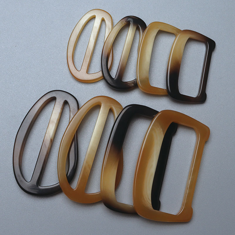 风衣腰带扣不规则日字扣