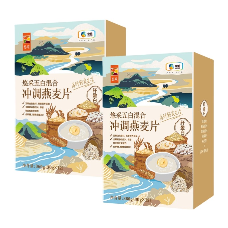 中粮悠采澳洲五白即食水果坚果麦