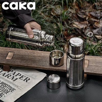 CAKA茶卡磁吸杯纯钛双层焖茶杯