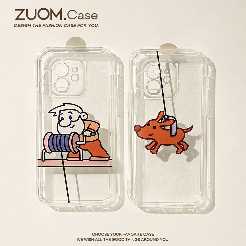 zuom卡通情侣款黄金矿工