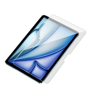 适用ipadair7钢化膜2024新款air6/5/4/3/2/1苹果11英寸13平板ipad屏幕保护贴膜六代全屏覆盖防摔防指纹抗蓝光