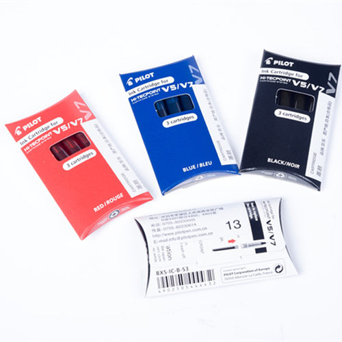 日本PLIOT百乐 BXS-IC一次性墨胆 V5墨囊 适用于BXC-V5 原装进口