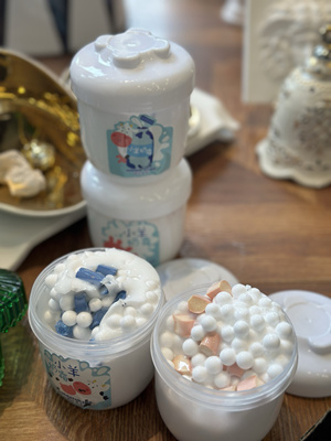 小羊奶霜牛头质感起泡胶史莱姆解压玩具冰山泥网红史莱姆