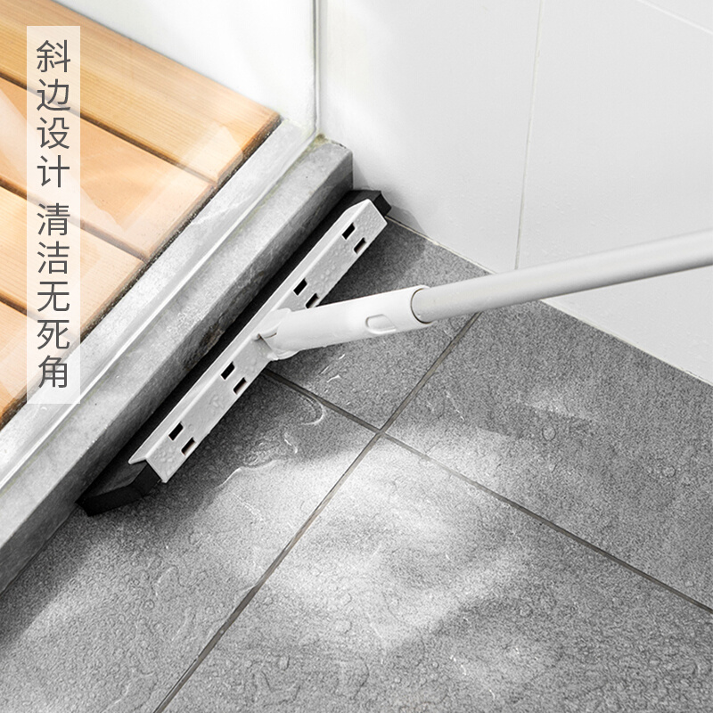 速发懒发落 扫扫神器扫地把帚家用卫生间地板刮水器浴室扫头角664