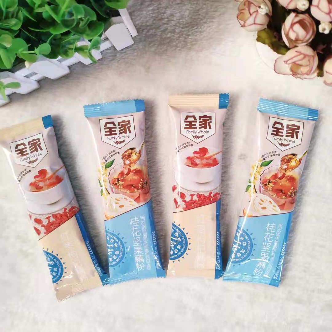 全家桂花坚果藕粉早餐小包装