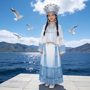 苗疆青少女服饰异域古风风情少数民族舞蹈服饰汉元素服装古风女款