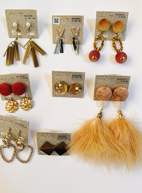 日本购回日本制kaza耳夹无耳洞可用大款个性时尚小众百搭一款一对