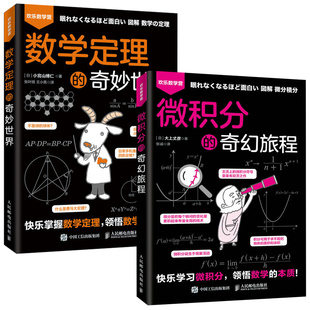 微积分的奇幻旅程+数学定理的奇妙世界 全2册 大上丈彦 简单微积分领悟数学的本质数学系辅导习题书数学分析 自然哲学的数学原理