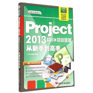 Project 2013中文版项目管理从新手到高手 project2013办公软件应用视频攻略技巧教程书projict2013项目管理从入门到精通书籍