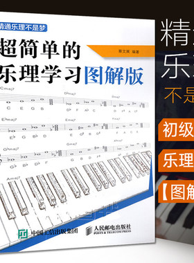 精通乐理不是梦 超简单的乐理学习图解版 钢琴乐理知识基础教材音乐理论书考级吉他实用教程 五线识谱和弦入门基础教程书