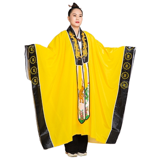 道袍长袍男女高功道家法衣道士三清经衣正一汉服服装衣服用品服饰