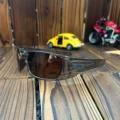 Transparent Gray Frame Brown Film