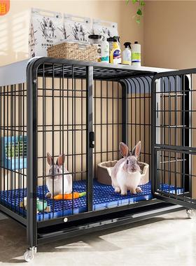兔子笼子室内家用养兔专用大号豚鼠荷兰猪笼大空间宠物兔子窝狗笼