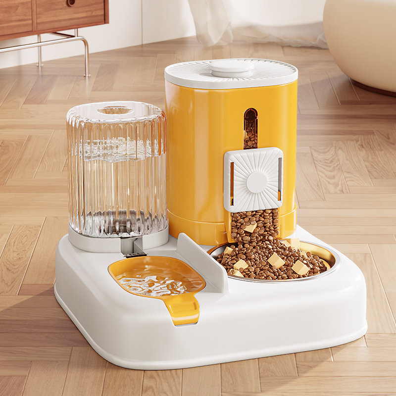 猫碗狗碗猫食盆猫咪猫粮自动喂食器饮水一体猫盆不锈钢宠物喝水碗,宠物/宠物食品及用品,猫狗碗/慢食碗,淘宝优惠券,粉丝福利购,淘宝优惠卷