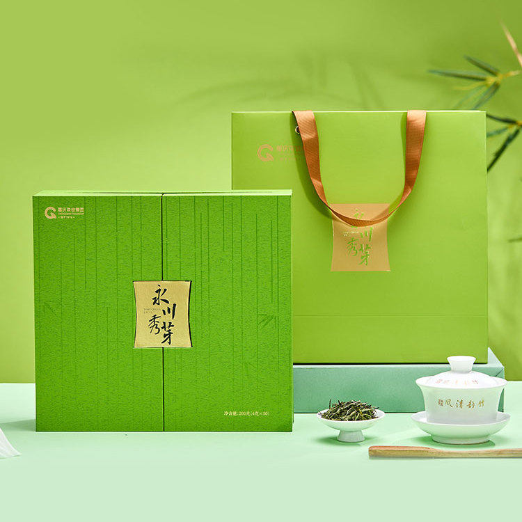 重庆茶业 2026新茶 永川秀芽礼盒200g 绿茶叶重庆茶业明前春茶