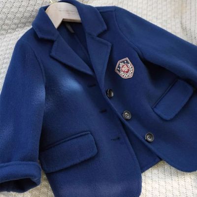 男童呢子大衣外穿女童呢子外套