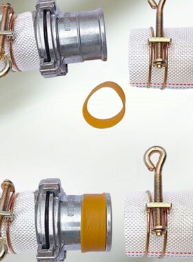 消防水带密封圈塑料铝接头外部堵水圈防漏水高压喷灌配件胶圈