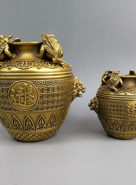 金蝉四方纳财家居客厅装饰摆件