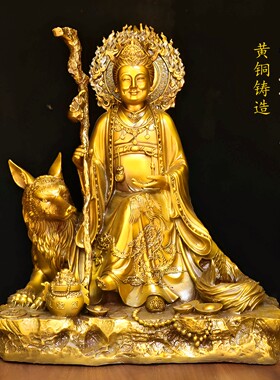 铜黑老太太像黑妈妈佛像黑奶奶铁刹山黑妈妈铜像居家客厅客厅摆件