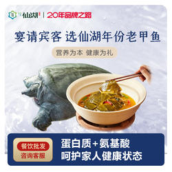 仙湖甲鱼4斤汉寿甲鱼8年中华鳖自然生长水鱼术后调理鲜活食用王八