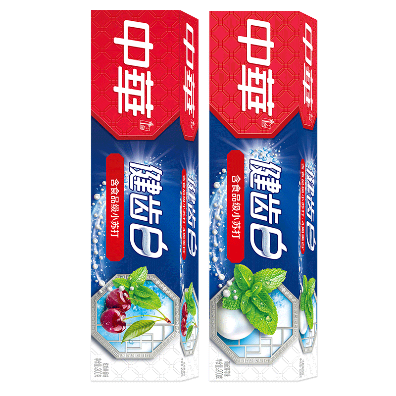 【成人含氟】中华健齿白薄荷家用