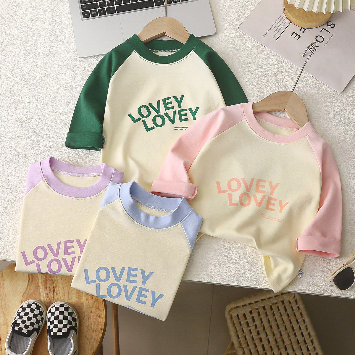 纯棉儿童长袖T恤春秋新款男女童卡通插肩袖上衣中小童宝宝打底衫,童装/婴儿装/亲子装,T恤,淘宝优惠券,粉丝福利购,淘宝优惠卷