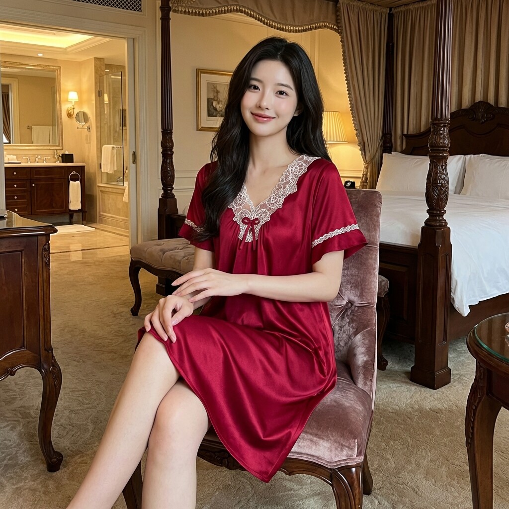 夏季丝绸睡衣性感女士公主风