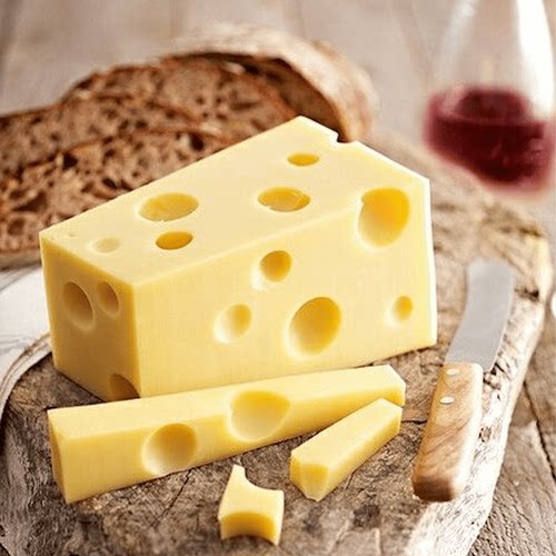 琪雷萨大孔芝士奶酪emmental cheese艾蒙塔干酪芝士500克 - 封面