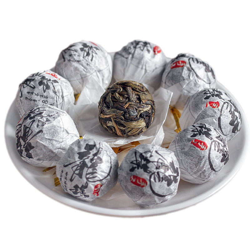易武普洱生茶龙珠礼盒装 昔归龙珠普洱茶生茶叶 冰岛生普甜润