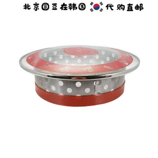 韩国直邮代购手工泡菜辣白菜大酱缸瓦罐毯子密封玻璃盖子7种尺寸