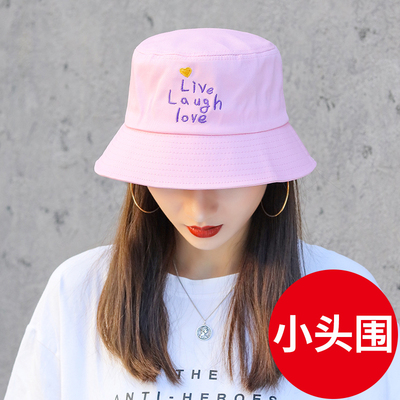 渔夫帽52cm54cm学生小头围遮阳帽