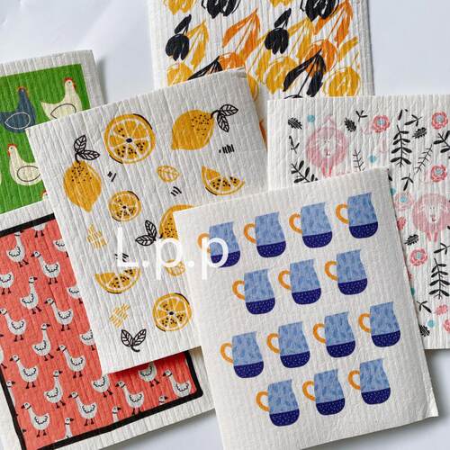 木浆棉易清洗不粘油厨房抹布