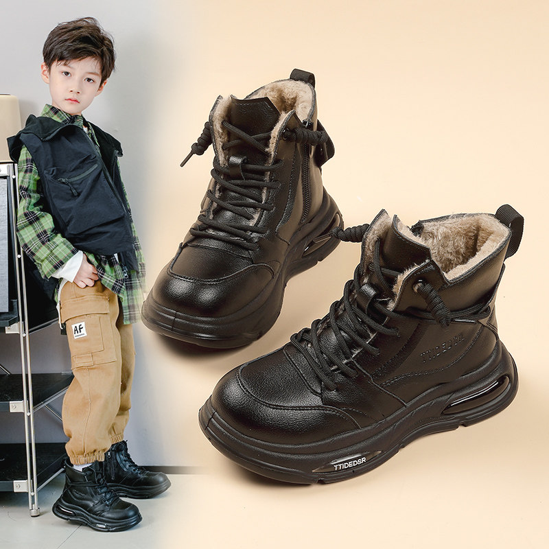 ��ͯ����ѥ2025�¿��ﶬ��ͯ�����к�ѩ����Ь��ѥͯѥ�д�ͯЬ�� 86.2Ԫ