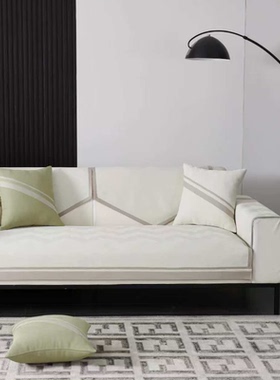 赛丽尔sd213半夏森林高精密色织提花现代轻奢防滑沙发垫特价清仓