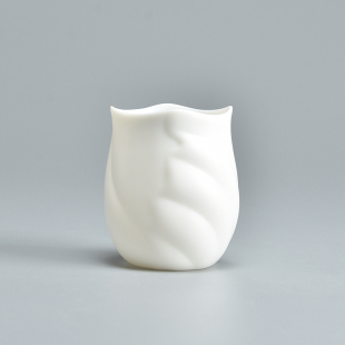 君器羊脂玉瓷喝茶杯家用简约中式 小水杯陶瓷主人杯单杯轻奢小杯子