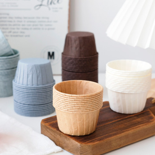 烘焙耐高温无淋膜防油纸杯