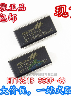 贴片 HT1621B LCD驱动器芯片/RAM映射/液晶 SSOP-48