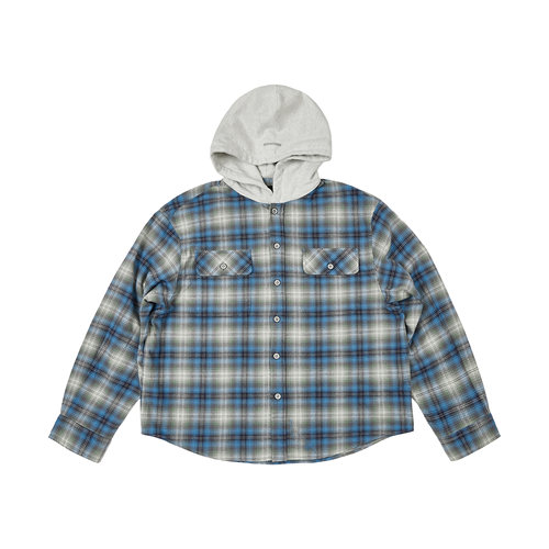 haonanhuang精仿法兰绒格纹衬衫