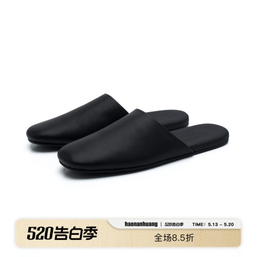 haonanhuang小羊皮穆勒皮拖鞋