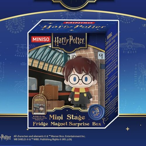 名创优品Miniso哈利波特harry potter小世界冰箱贴盲盒