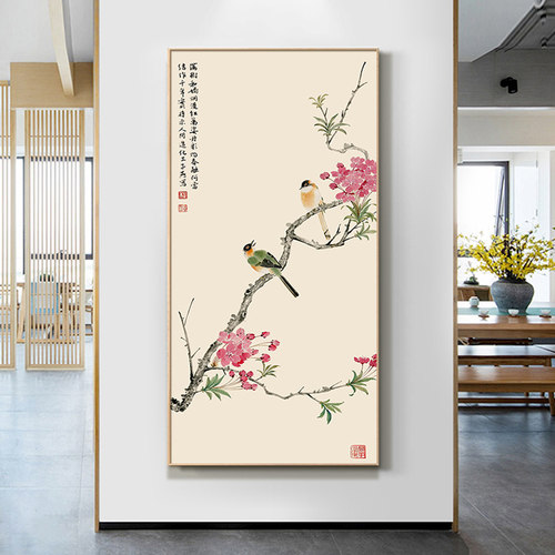 【喜上眉梢】玄关装饰画寓意好