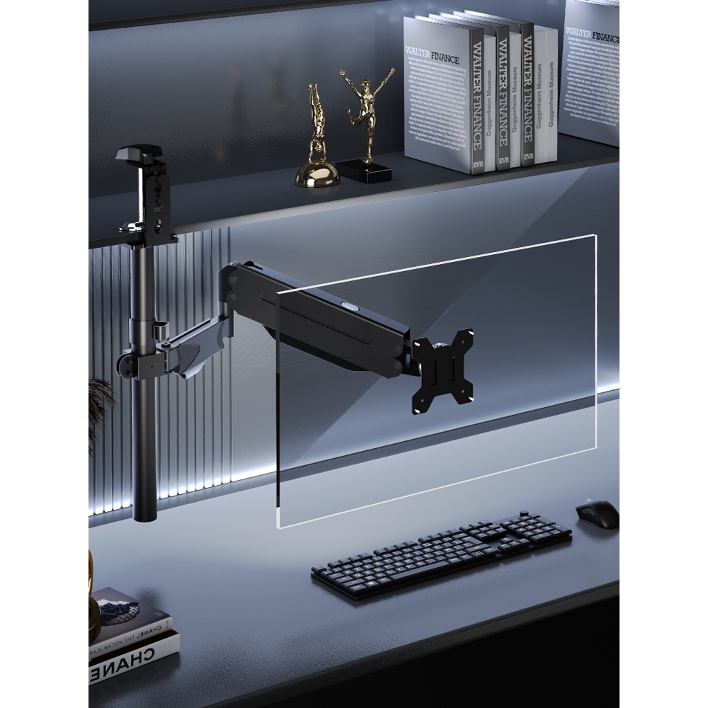 Ergotron爱格升显示器支架倒装书柜夹式升降旋转机械臂吊顶宿舍气