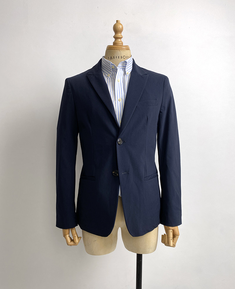 martine wester玛汀薇思 男士舒适弹力修身纯色商务休闲西装外套