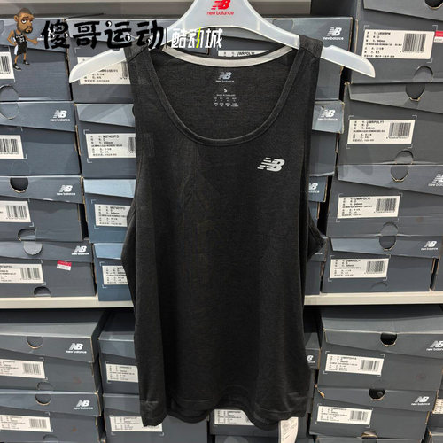 New BalanceNB 夏款无袖男士跑步训练健身运动背心MT41250