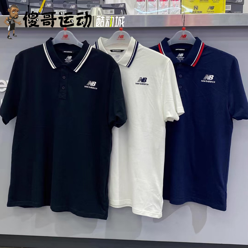 NEW BALANCE NB男子翻领运动休闲短袖POLO衫AMT MT01983 MT41503 运动服/休闲服装 运动POLO衫 原图主图