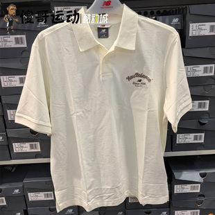 New Balance NB 春季 男子翻领POLO运动休闲T恤短袖 NFF21011