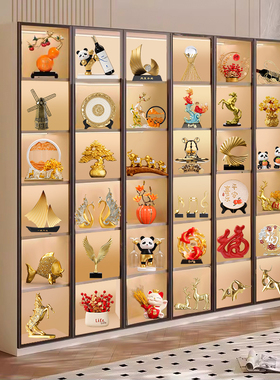 轻奢高档酒柜装饰摆件新房客厅电视柜玄关办公室展示柜软装工艺品